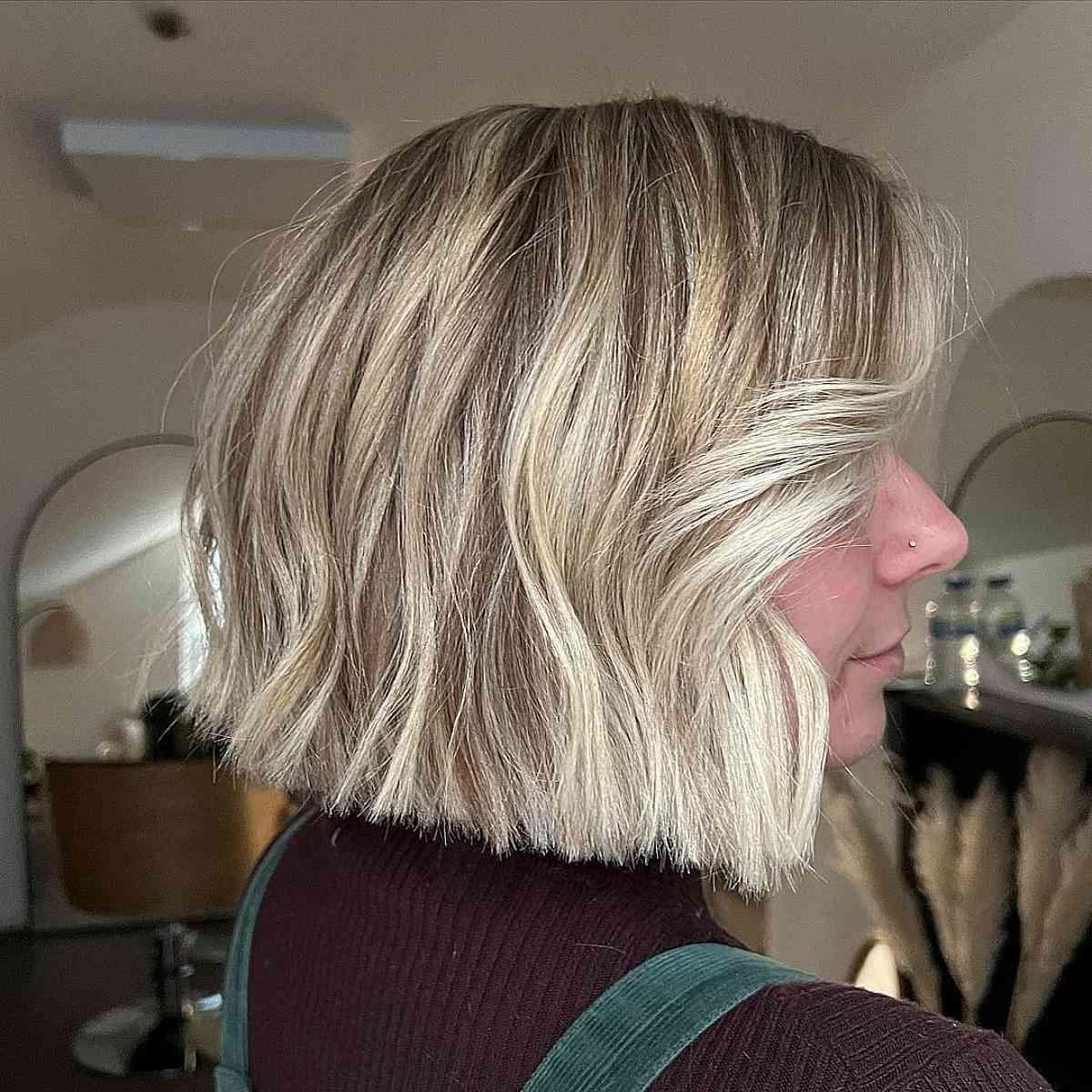 Sun-Kissed Blonde with Golden Highlights