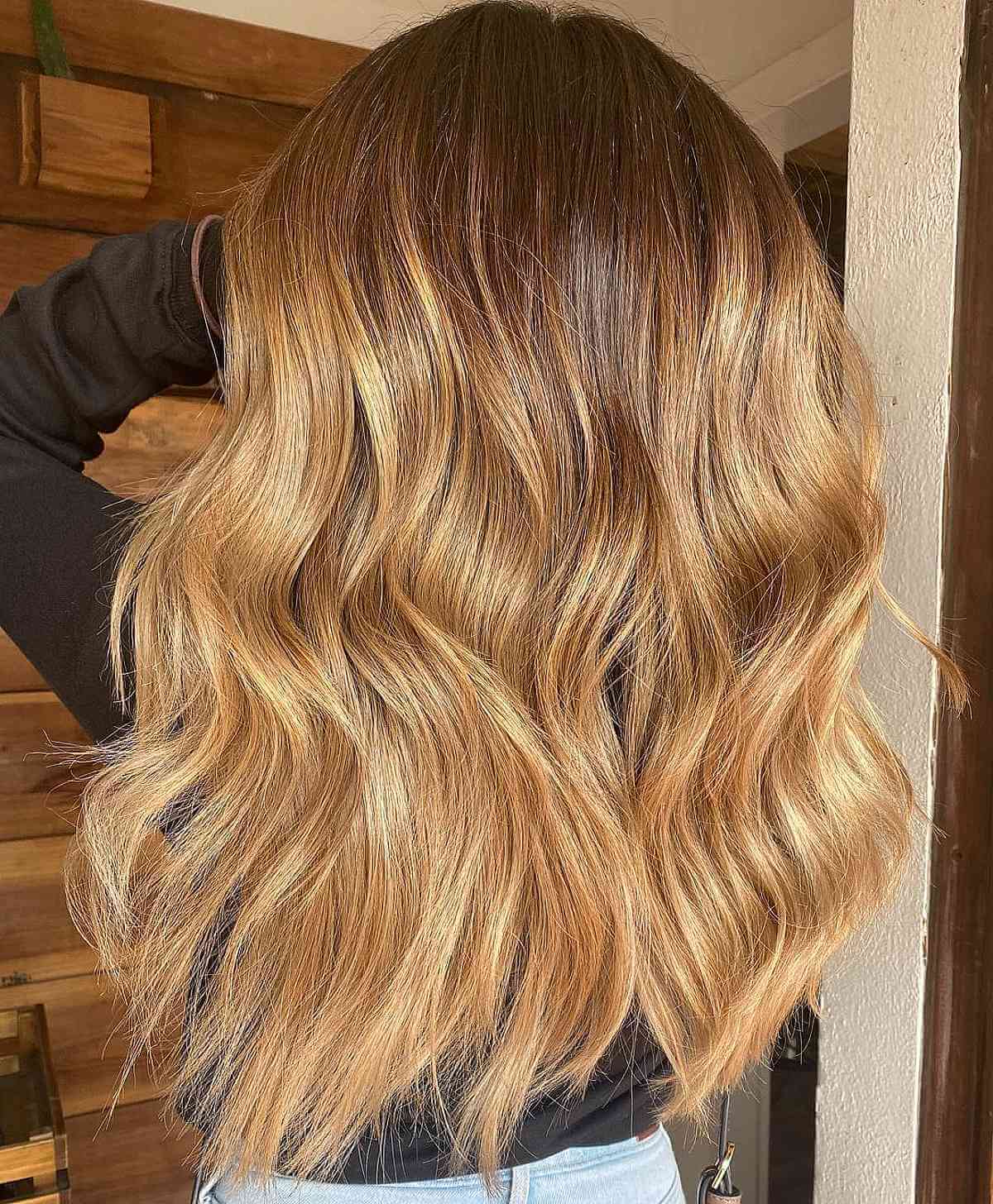 Sweet Honey Blonde Color Blend