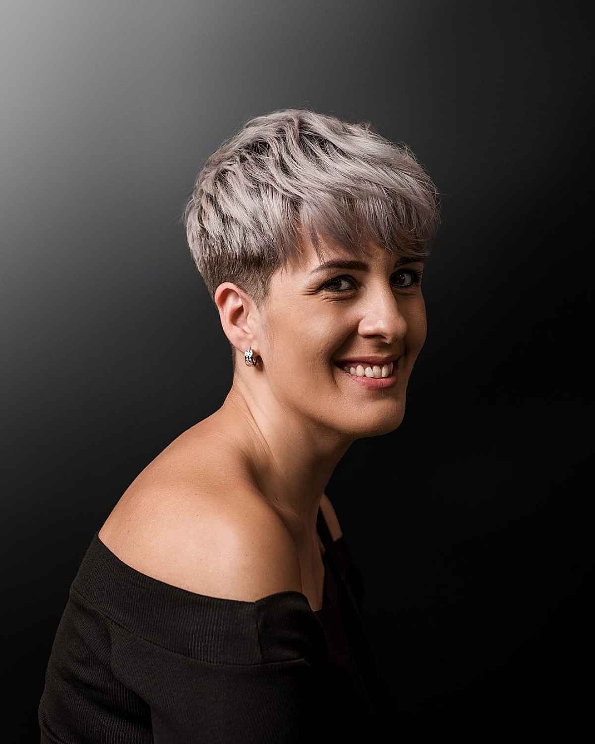 Tapered Pixie Hairstyle