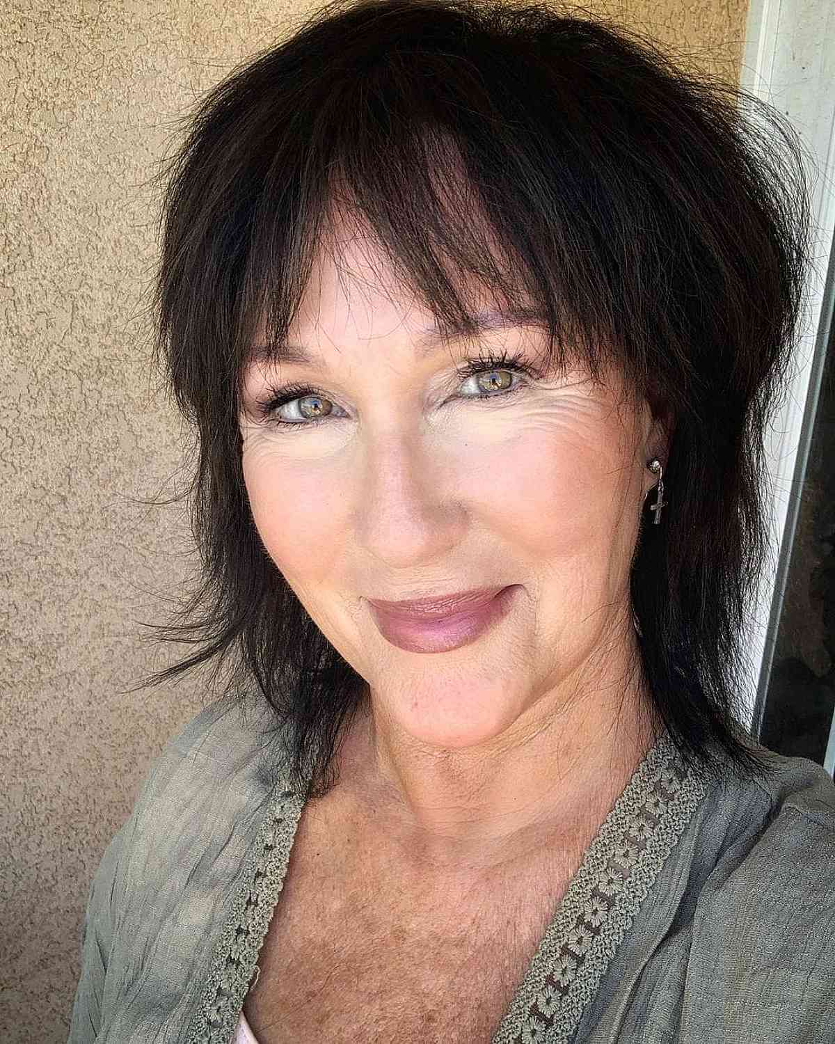 Textured Bixie Cut with Delicate Fringe