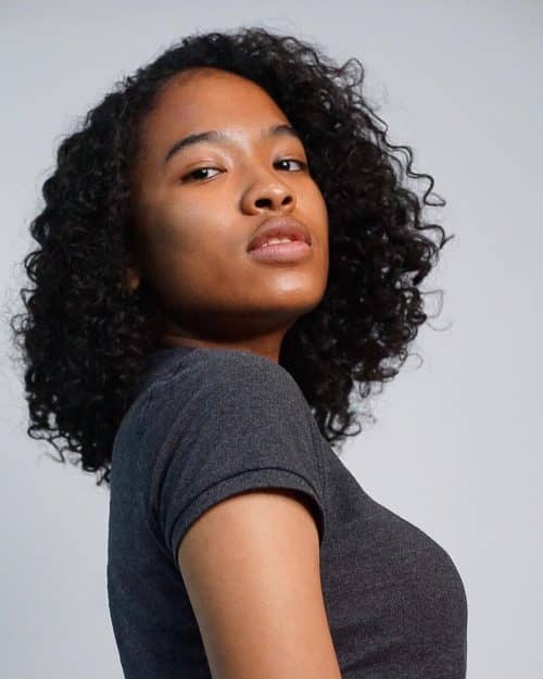 hairstyle for short permed black hair