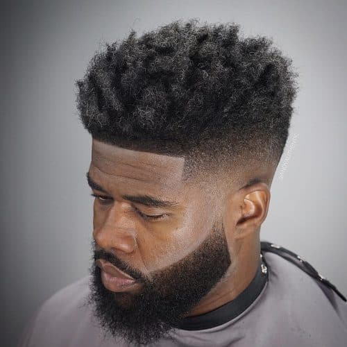 Textured Hair High Top with Fade