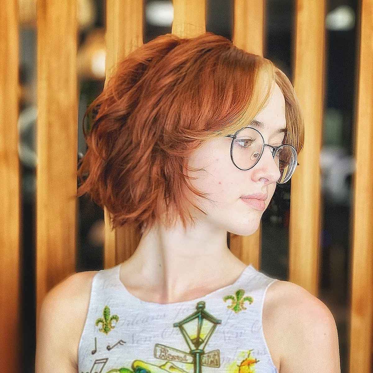 Textured Layers on Choppy Bob Haircuts