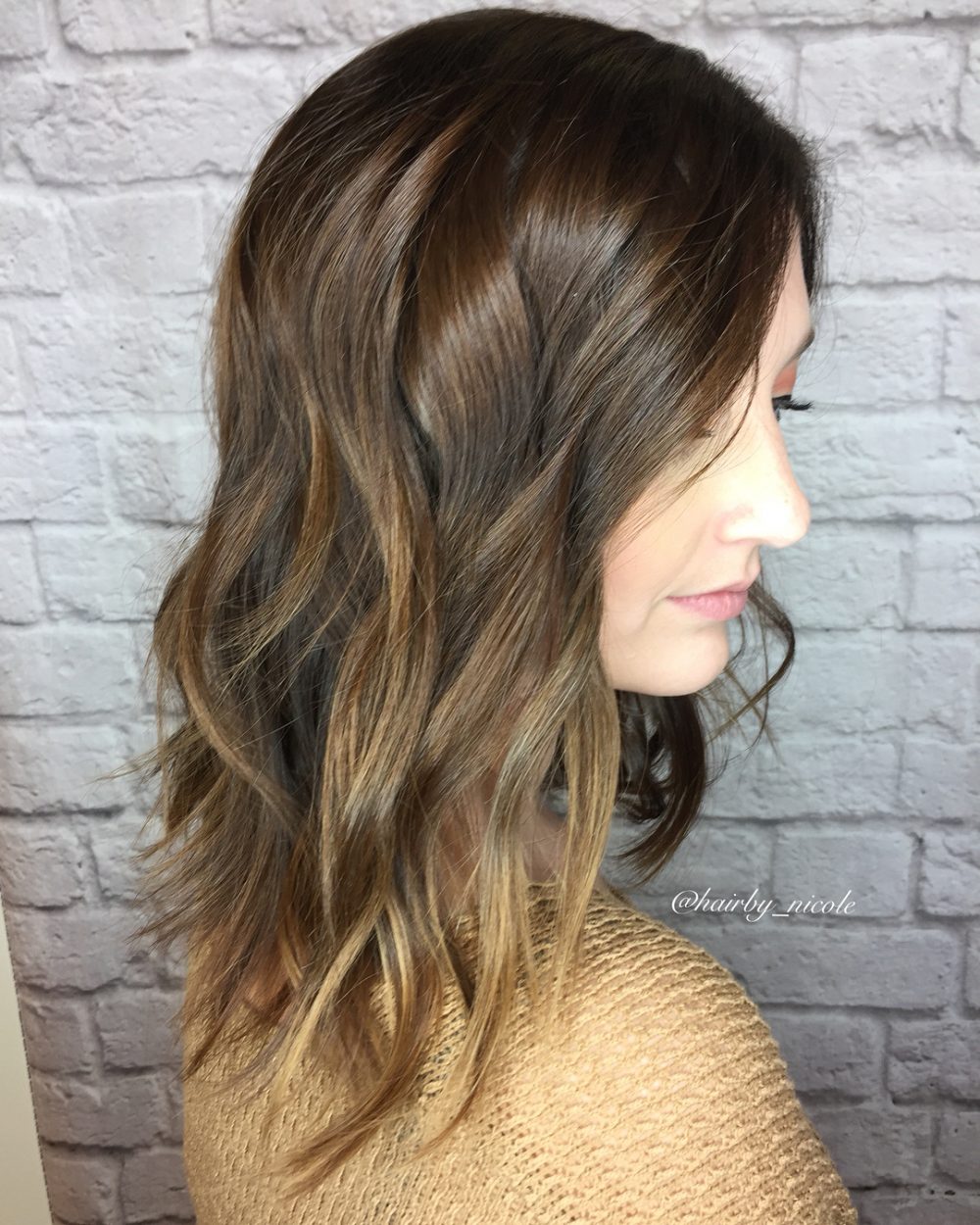 Textured Medium-Length Hair