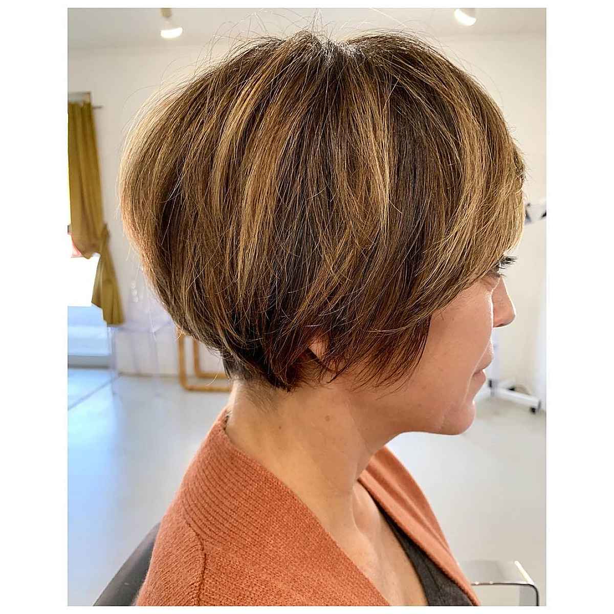 Textured Pixie + Bob with Delicate Layers