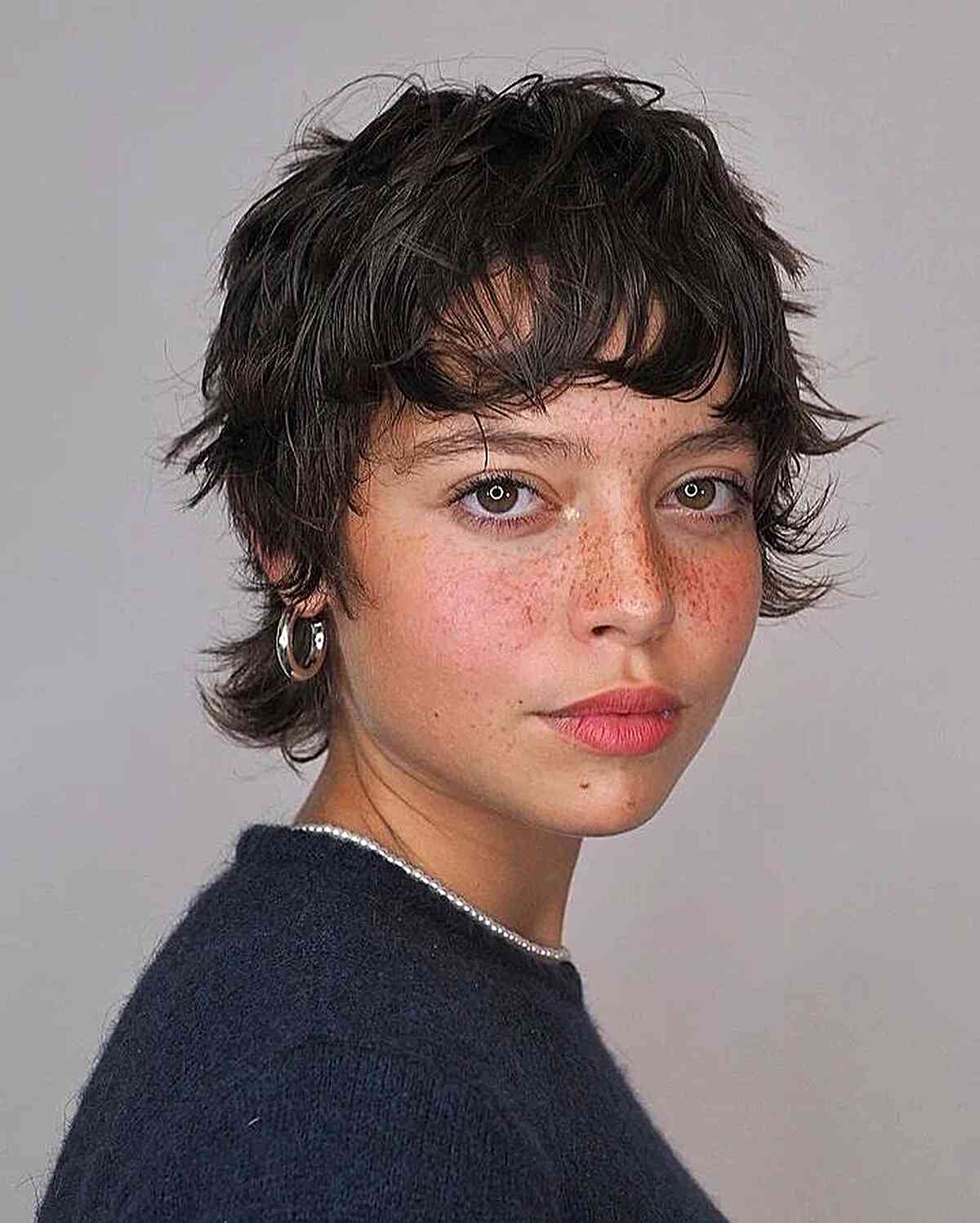 Textured Pixie with Bangs