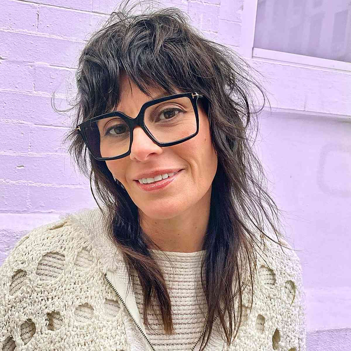 textured razor cut for fine hair