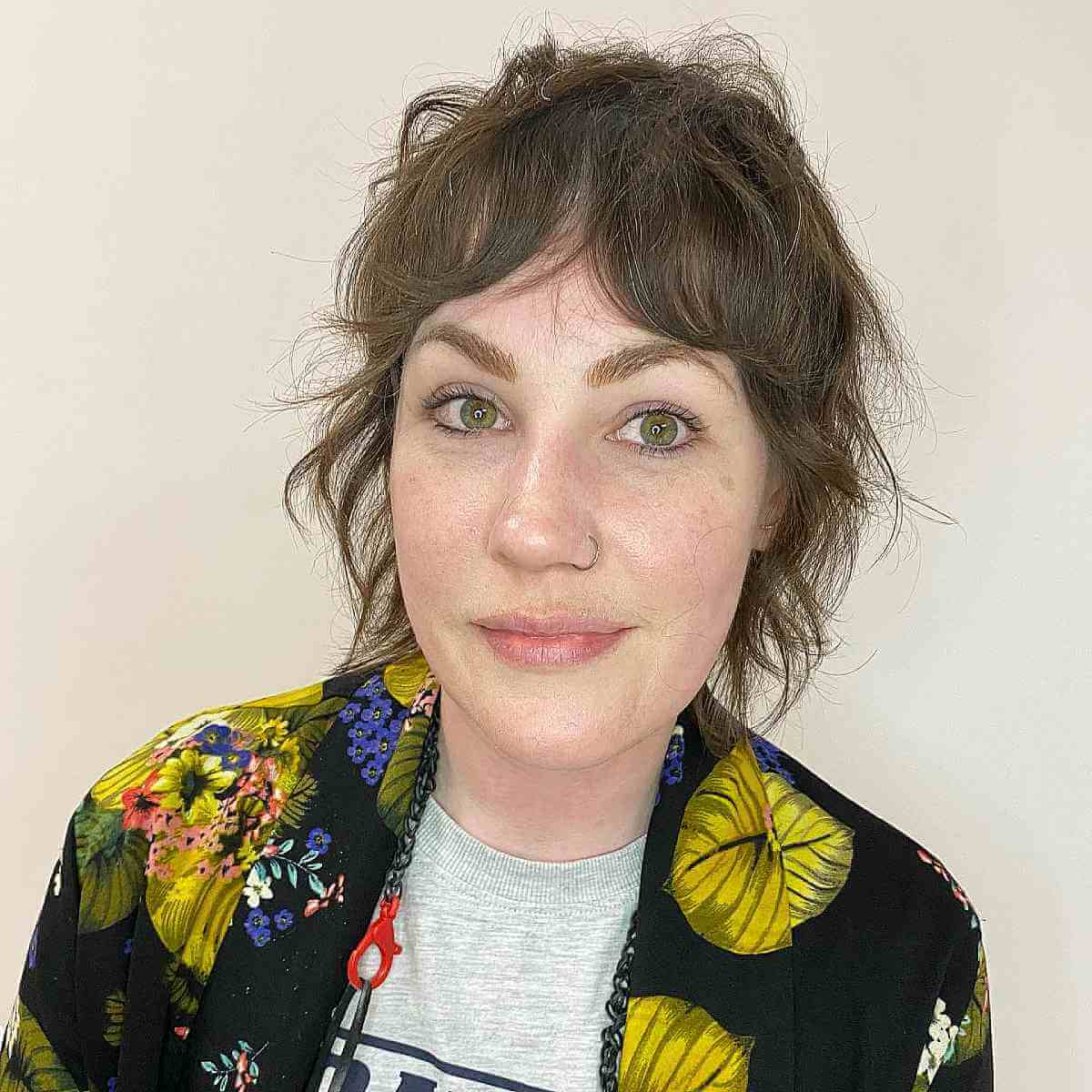 Textured Undone Shag with Razored Layers for Fine Hair