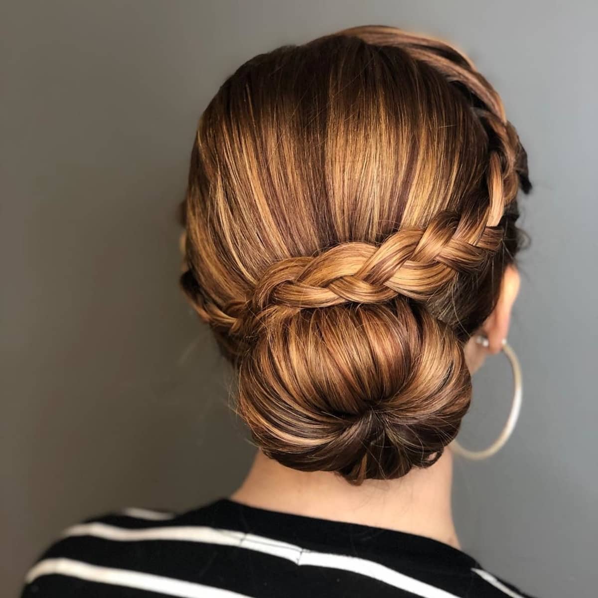 5 minute effortless sock bun for long thick hair