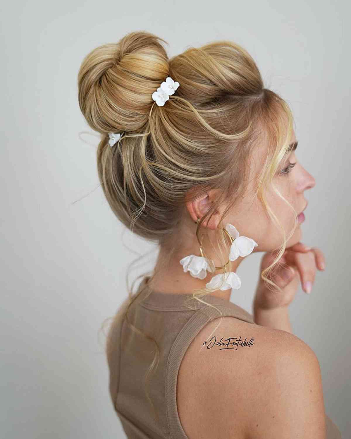 The Simplest High Bun