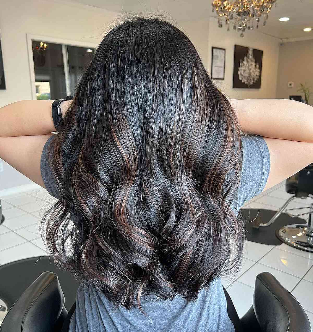 Timeless Brunette Partial Balayage