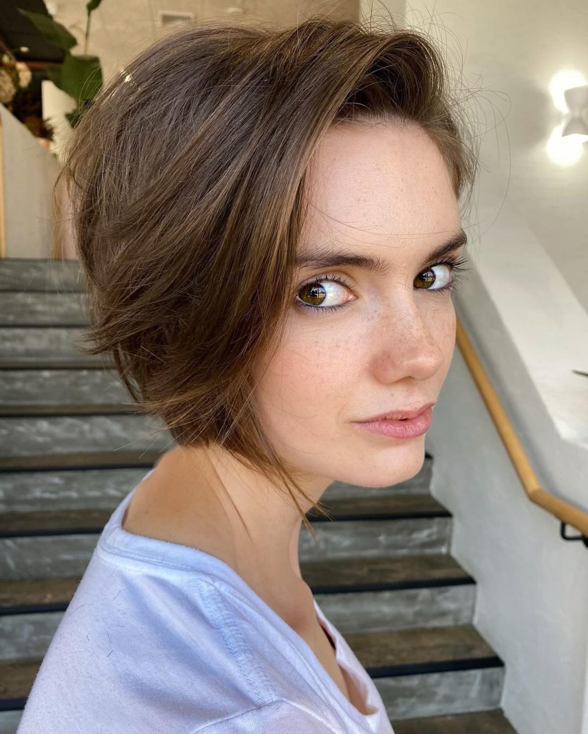 Timeless Choppy Short Hairdo