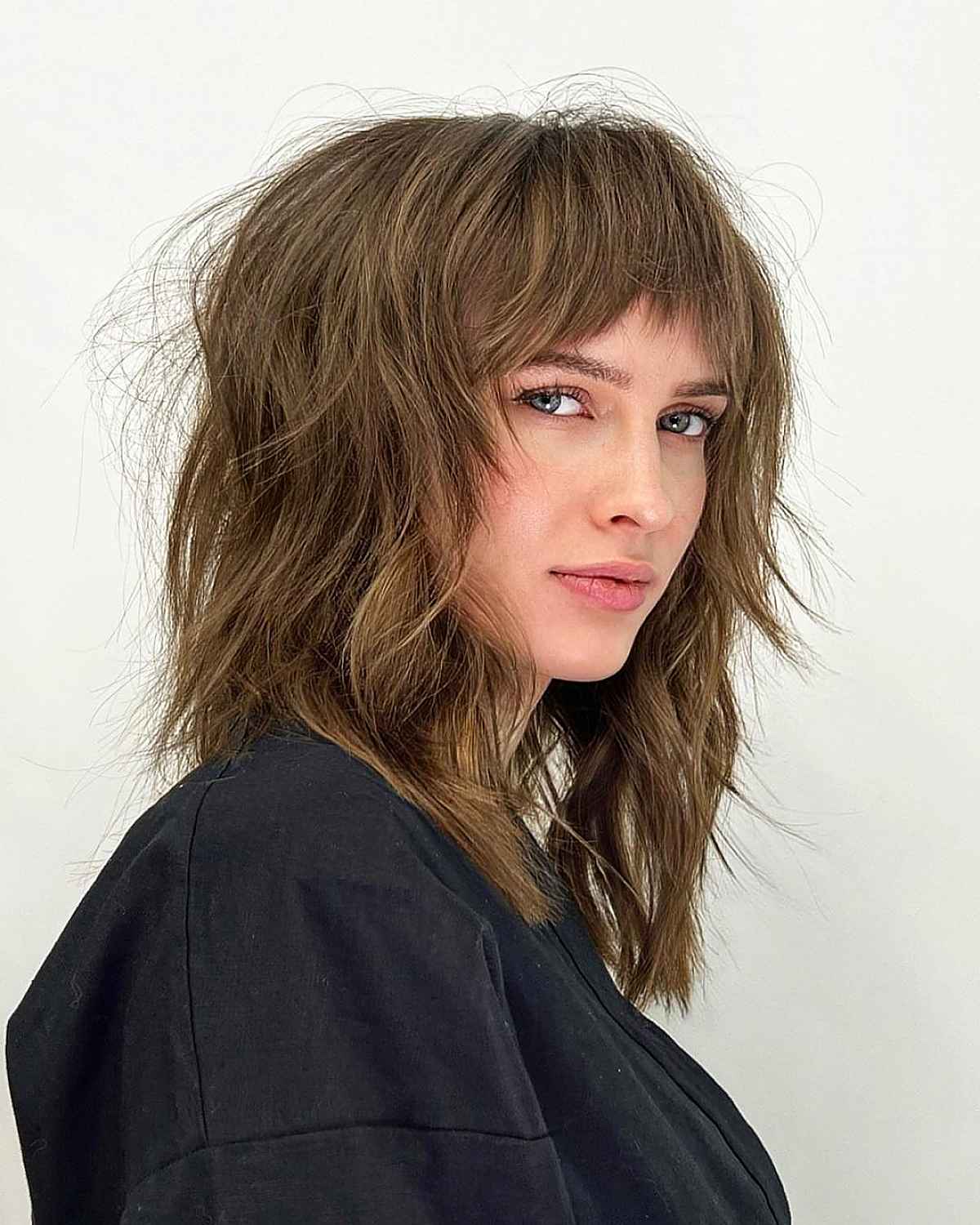 Tousled and Textured Wolf Haircut