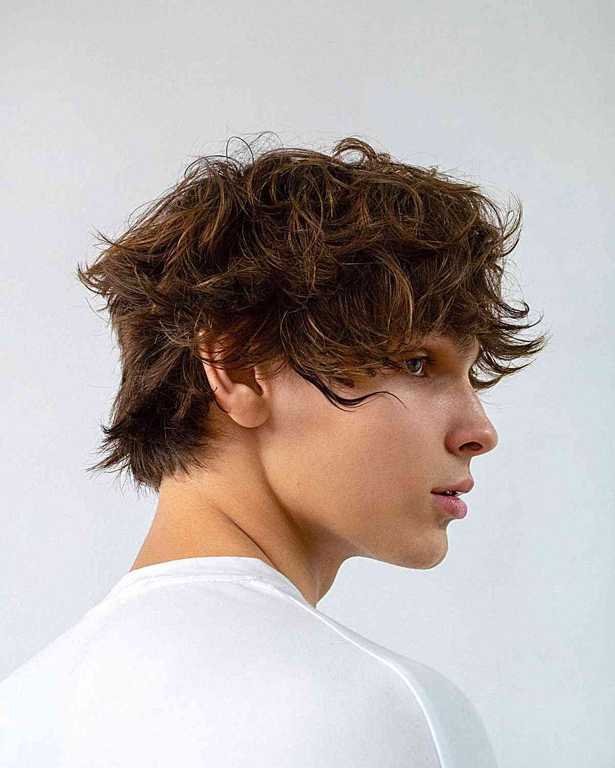 Tousled Wings Hairstyle for Men's Textured Thick Hair