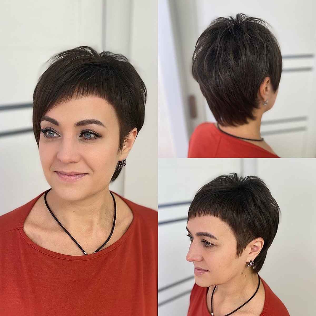 Trendy Asymmetrical Bangs for Short, Fine Hair