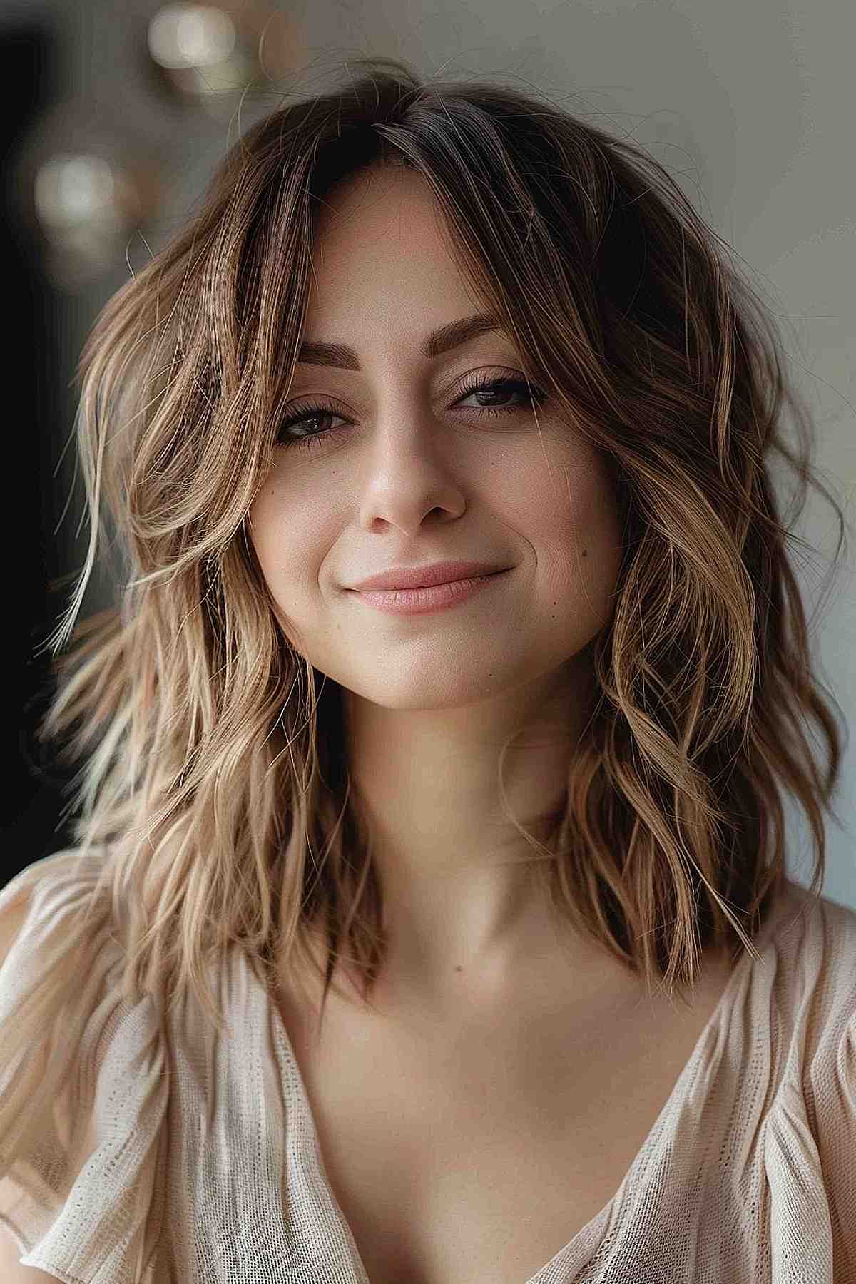 boho chic shag cut