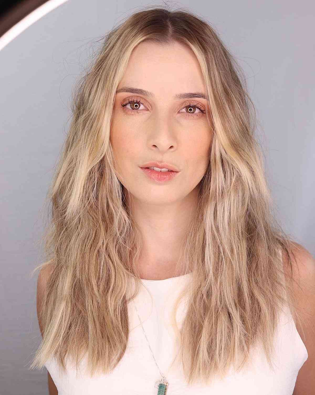 Trendy Choppy Hairstyle for Finer Hair