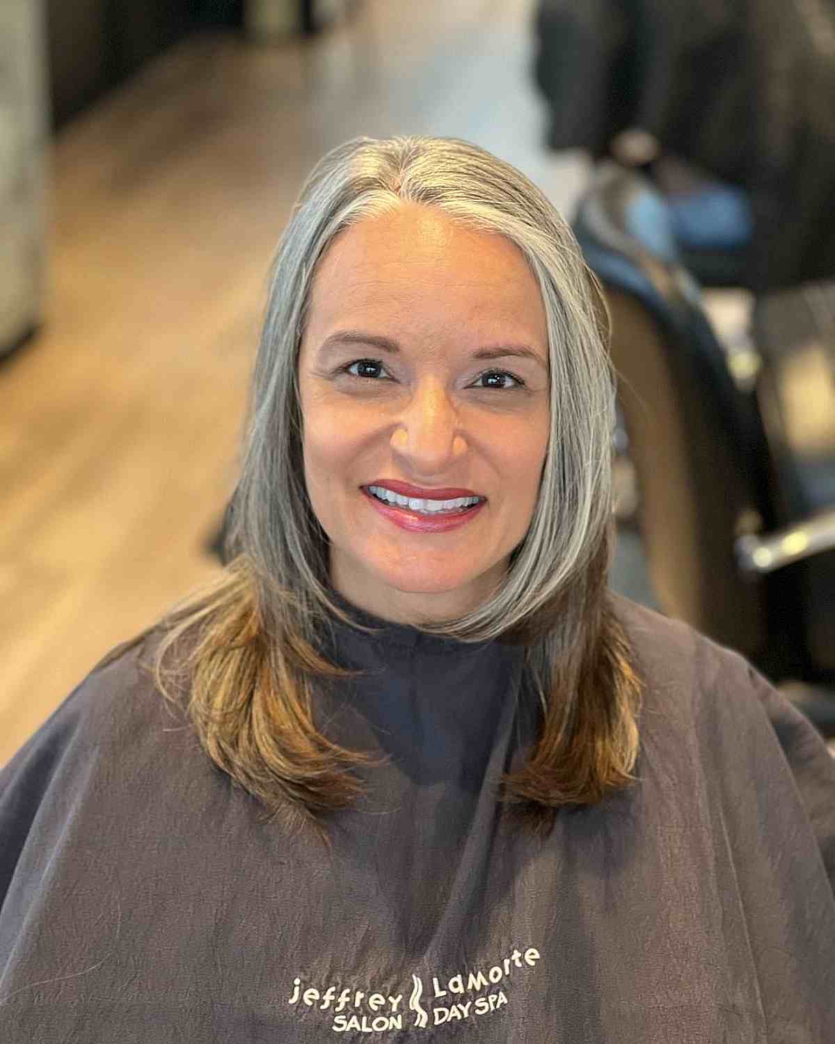 Medium Two Layer Cut for Older Women