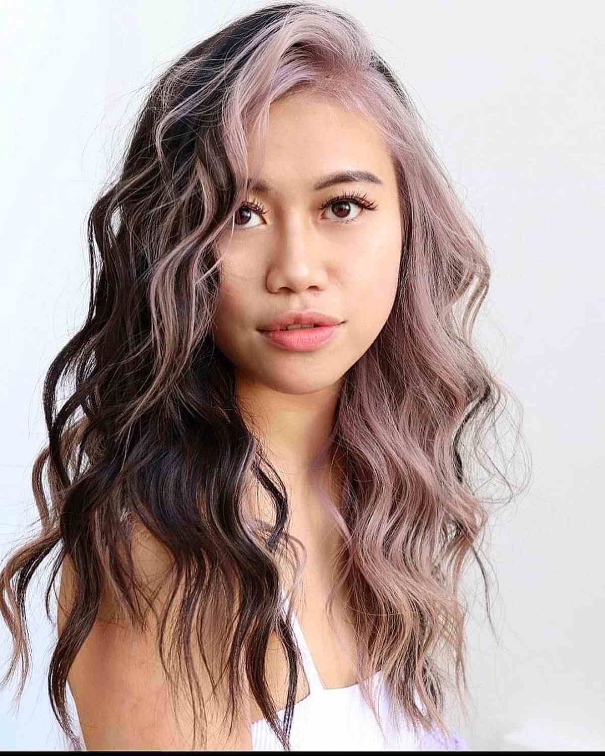 Two-Toned Hair Featuring Beach Waves