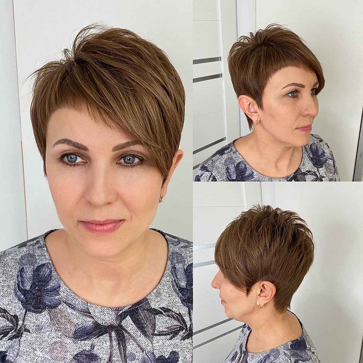 Uneven Pixie for Older Ladies
