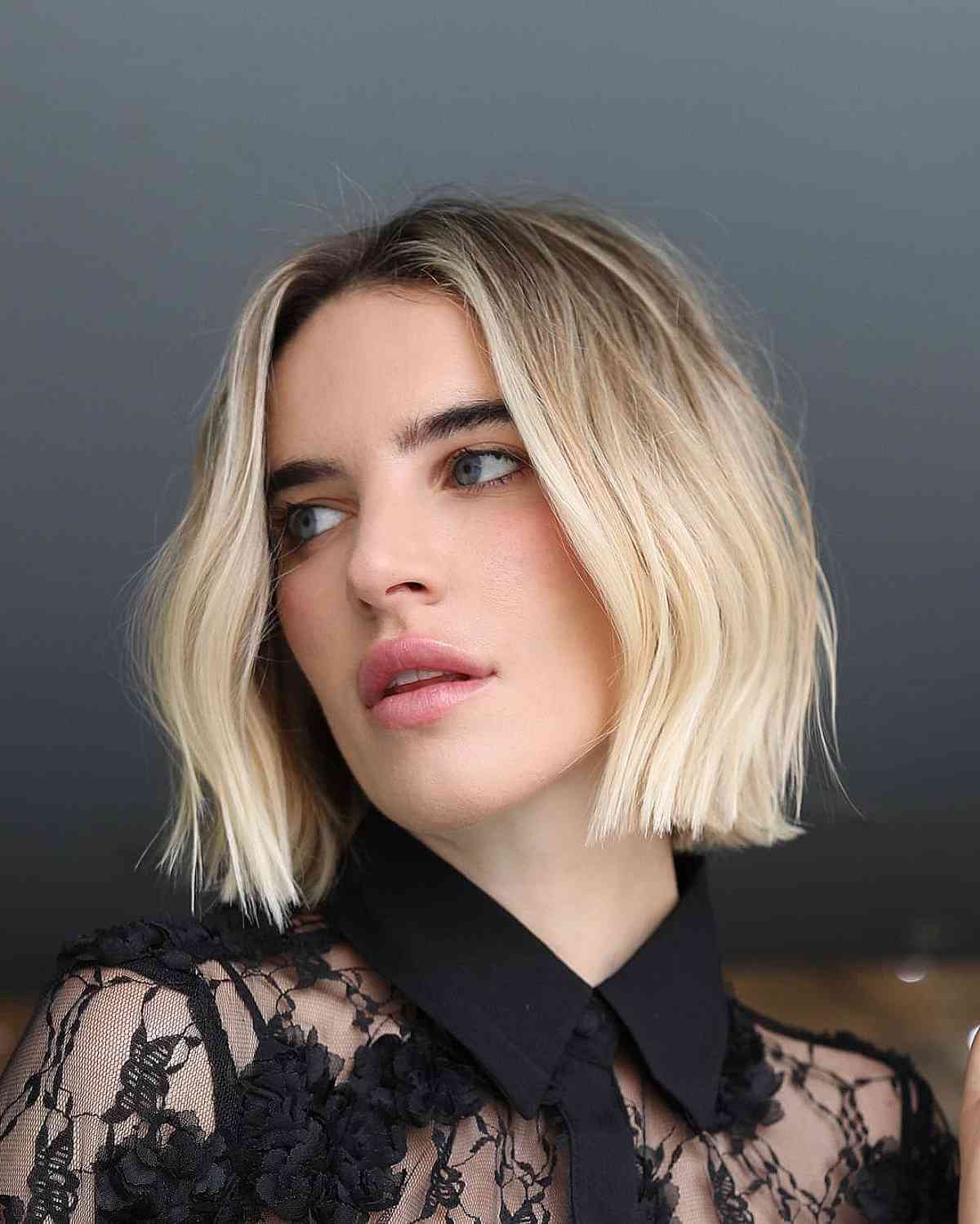 Vibrant elegance and textured blunt cuts