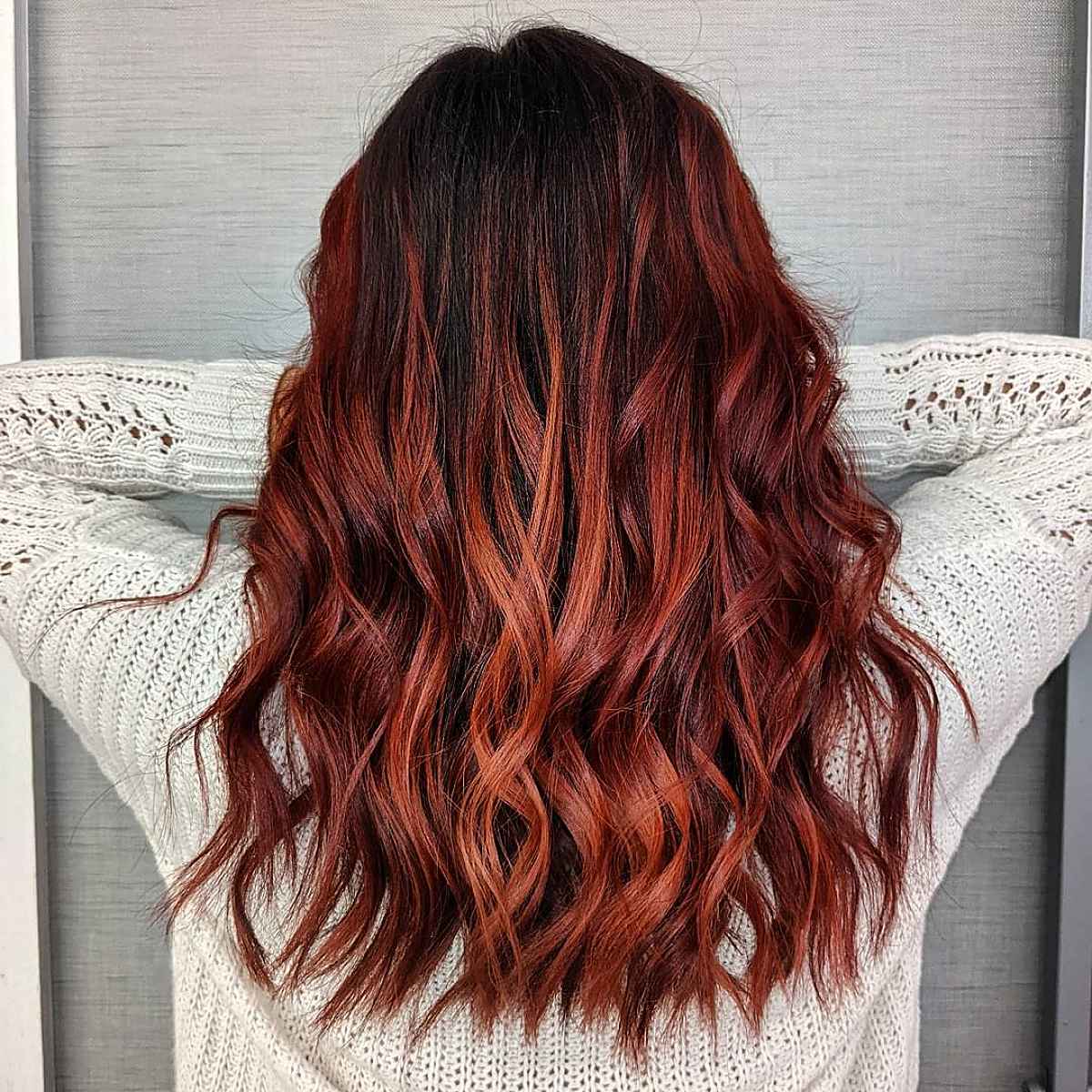 Vibrant Paprika hair color