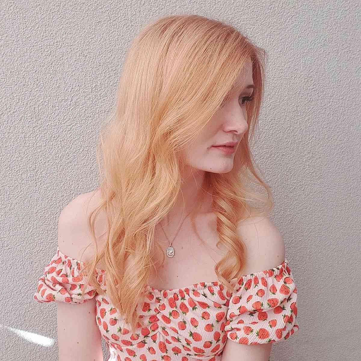 Vibrant Light Strawberry Blonde for Fair Complexions