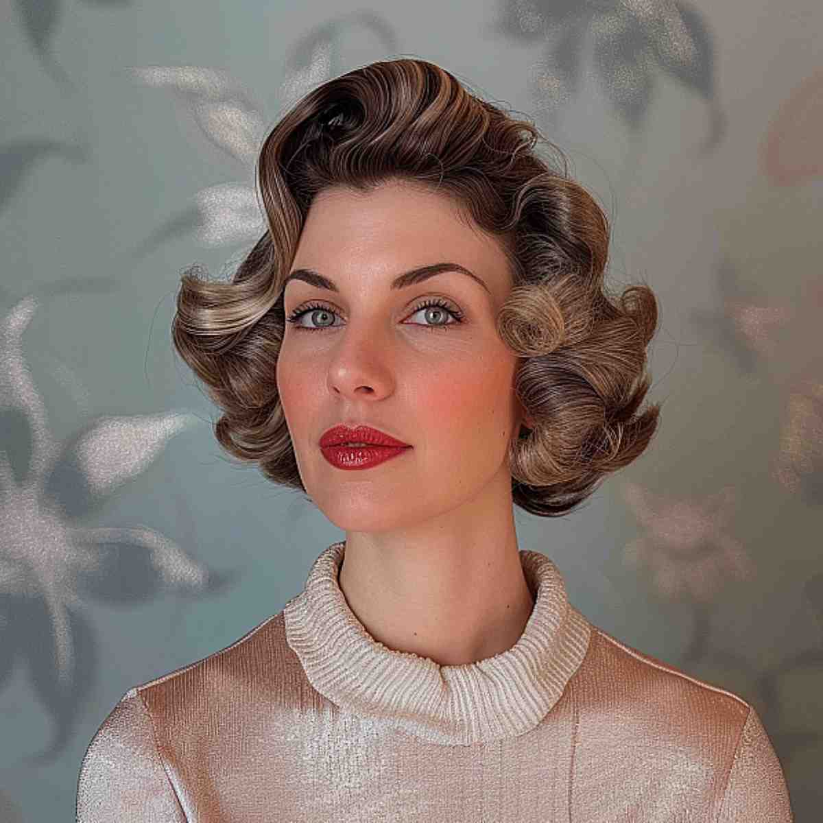 Classic Short Hairstyle with Waves