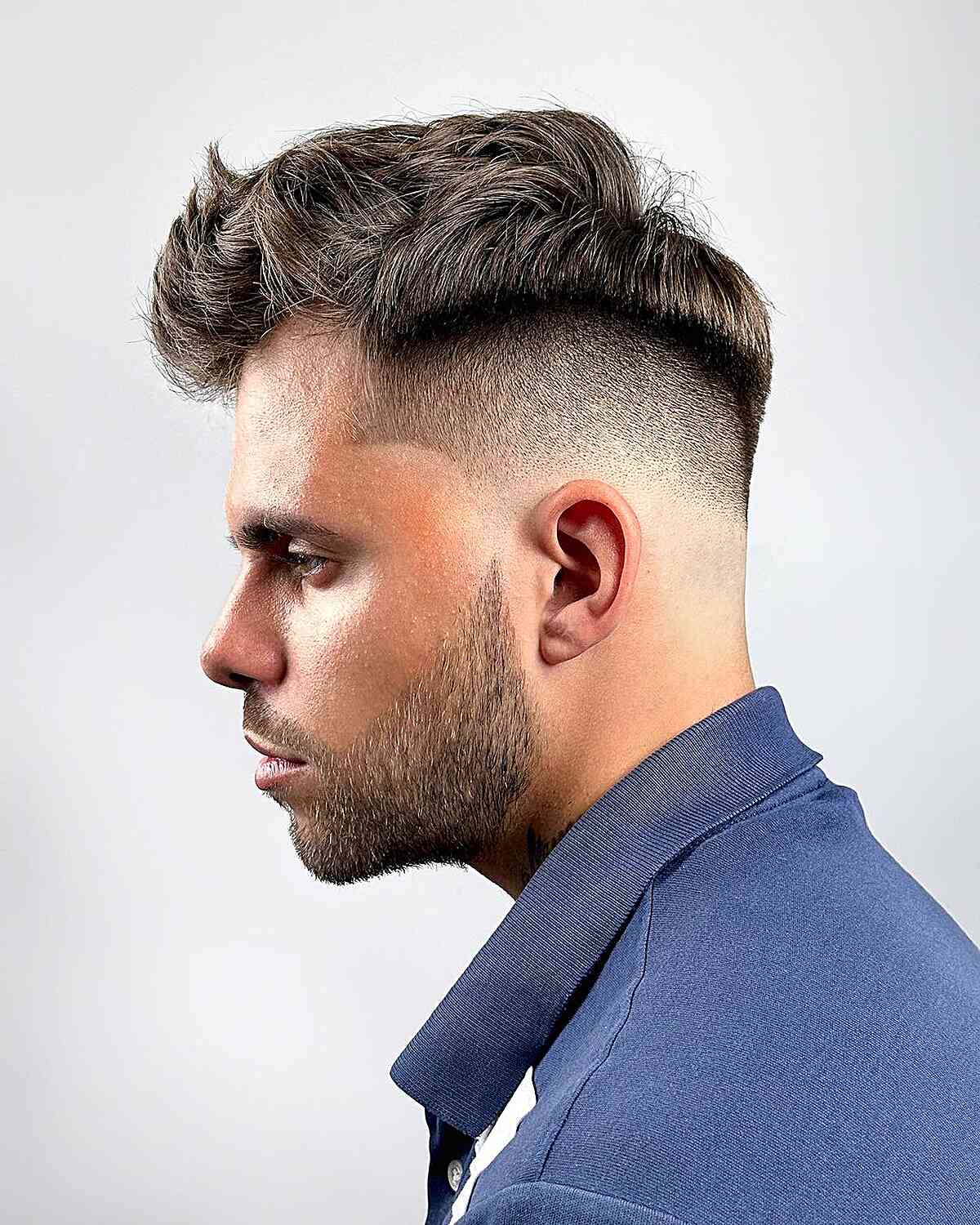 Voluminous Hair For Men with Facial Hair