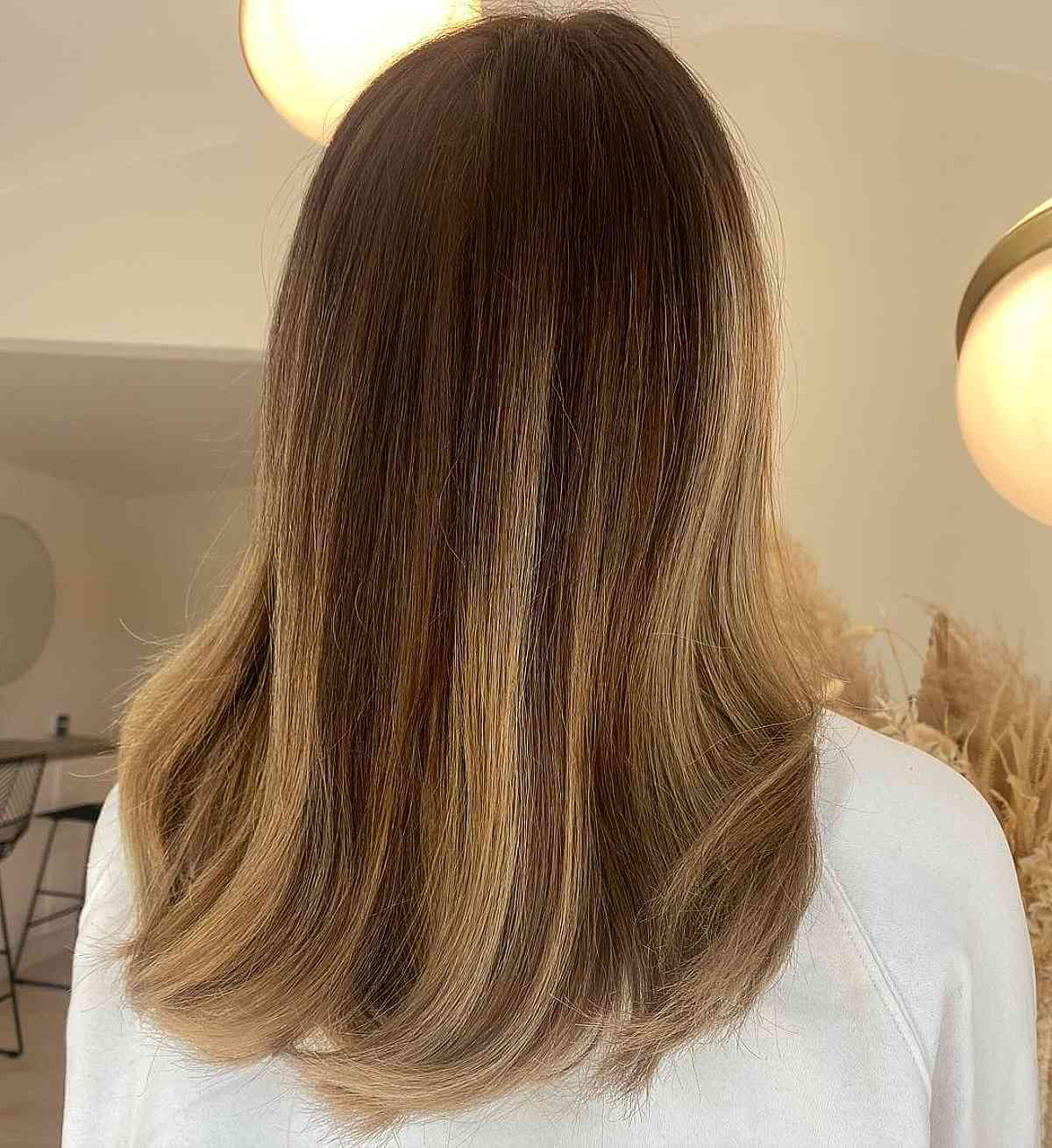 Warm Honey Blonde and Caramel Accents