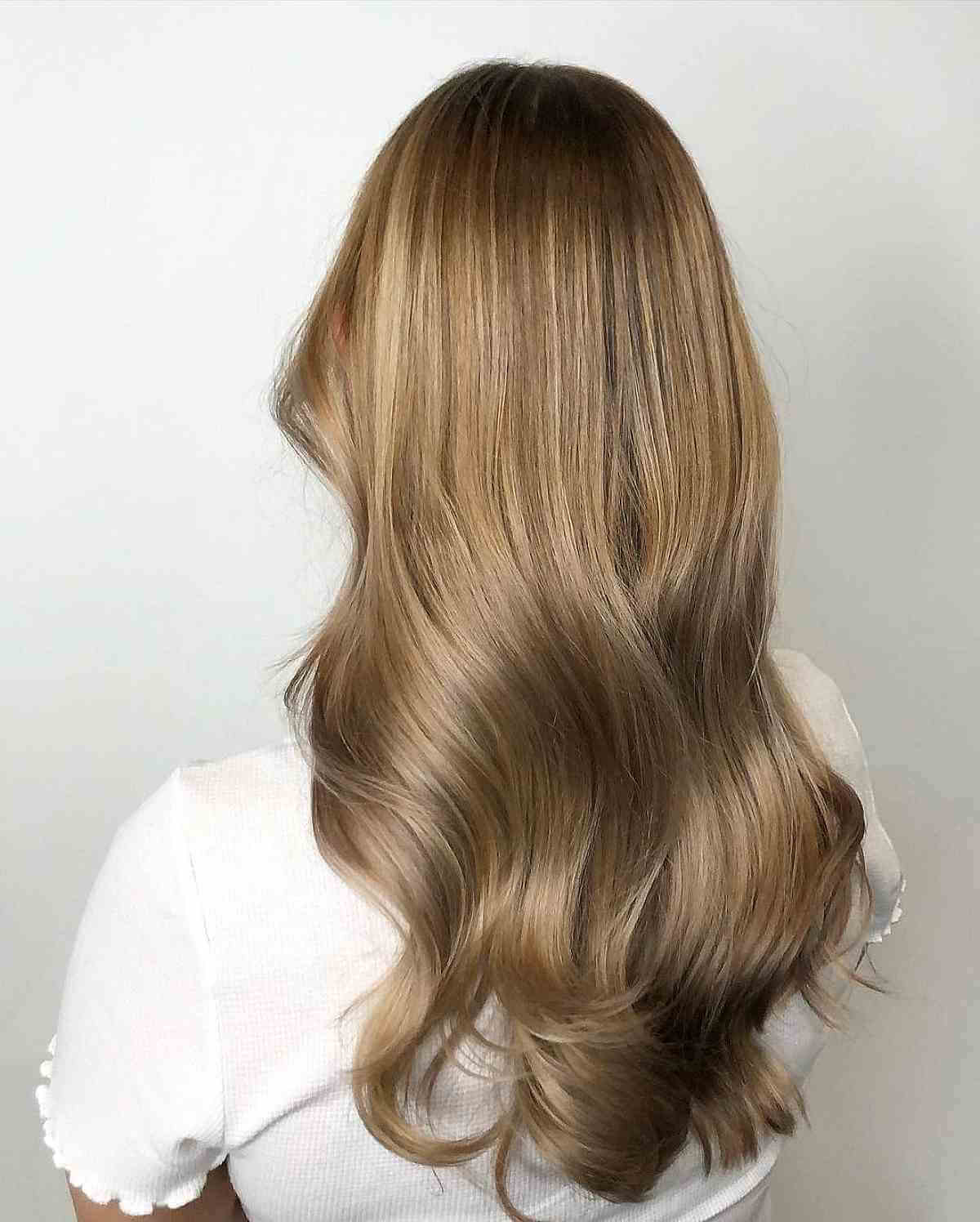 Warm and Radiant Honey Blonde Balayage