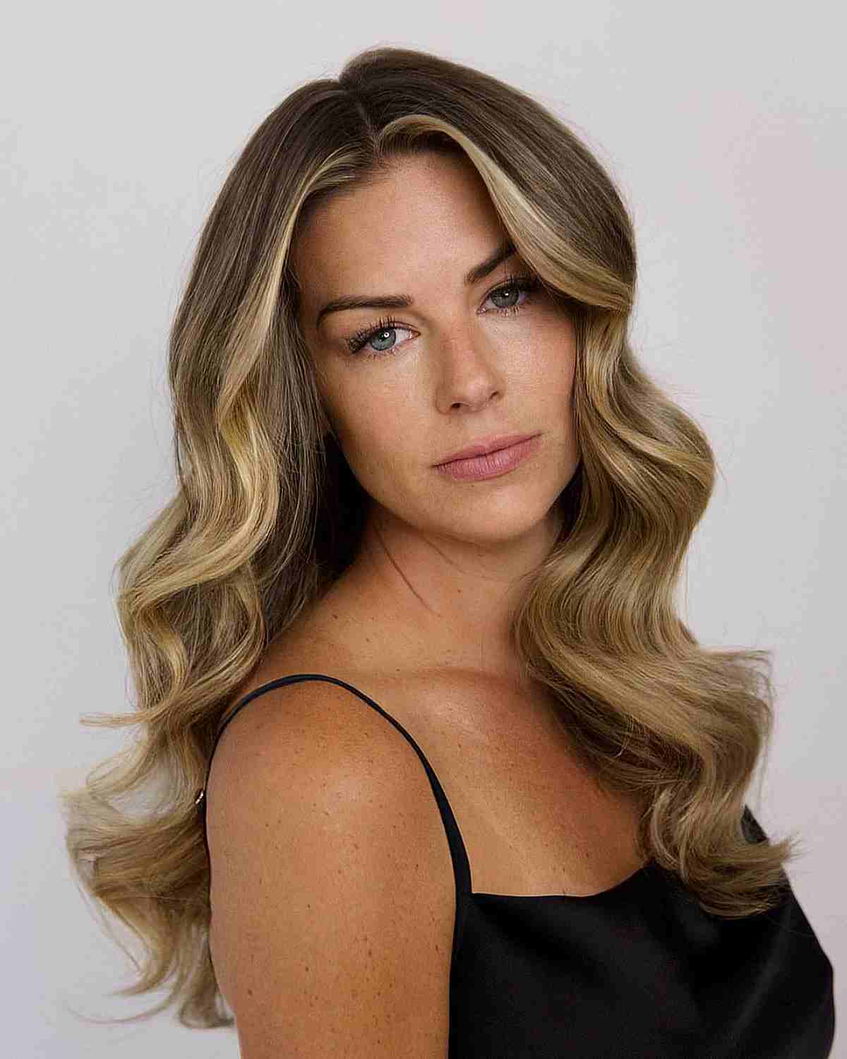 Wavy Long Blonde Tresses for Women 40 and Over