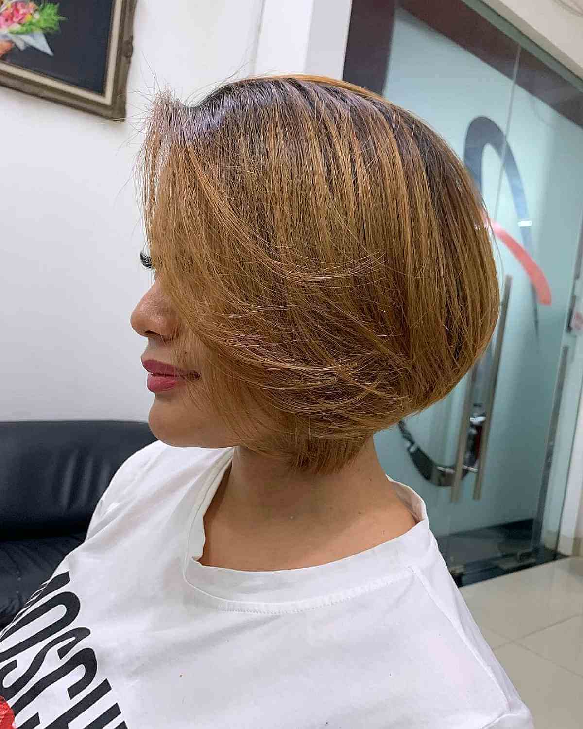 Wedge Haircut at Neck Length