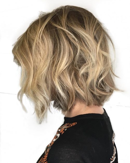 Whimsical and Textured Choppy Bob for Fine Hair