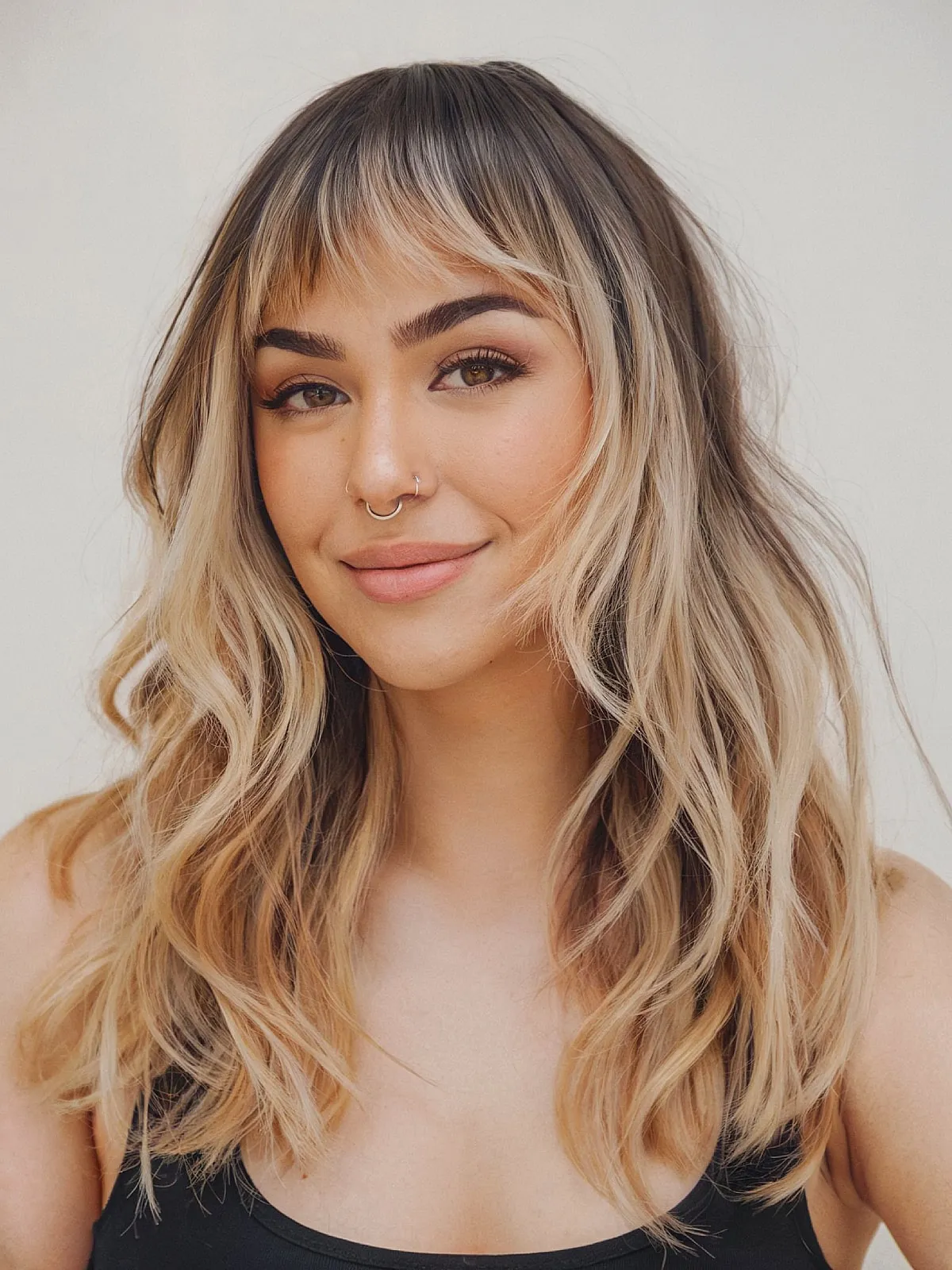 Wolf Hair with Soft Curls and Waves