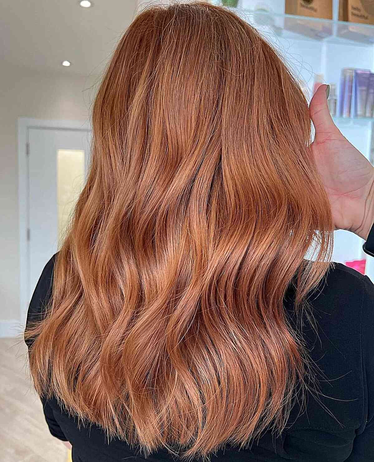 Muted Auburn Ginger Hair Color