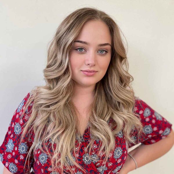 A Natural dirty blonde hair