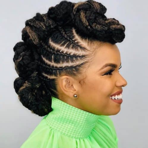 15 Mohawk Braids For a High Key Look