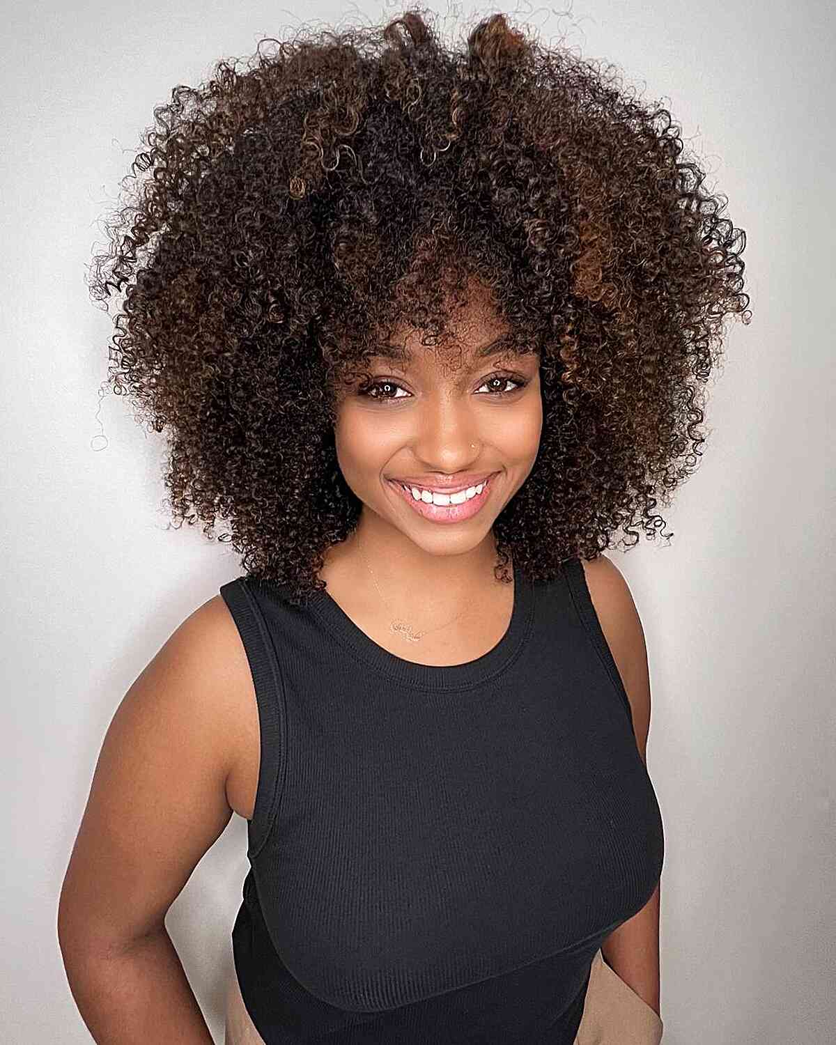 Natural Perfect Coils and Curls for black ladies