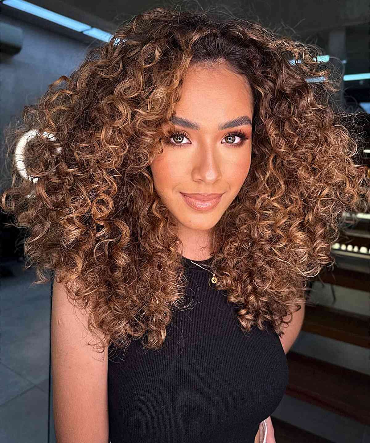 Natural Thick Bronze Curls
