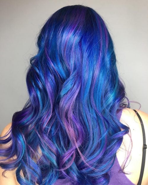 Neon Nebula Hair