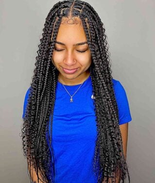 25 Boho Knotless Braids That Are Hot Right Now