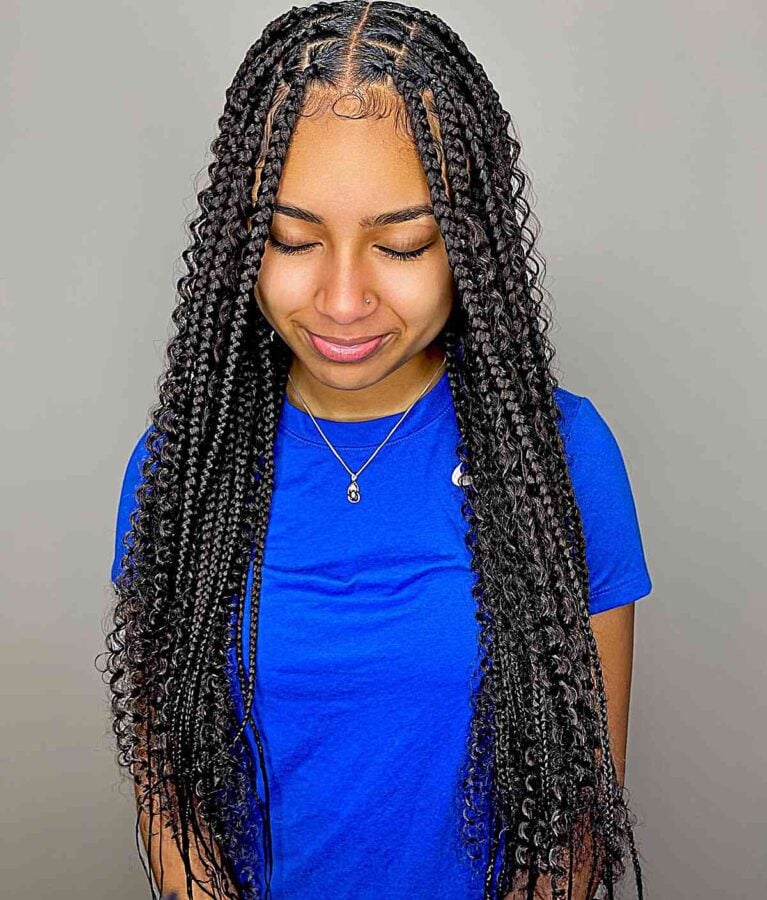 25 Boho Knotless Braids That Are Hot Right Now