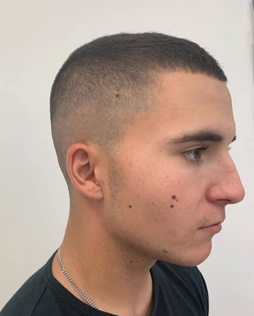 Number 3 Buzz Cut for Men
