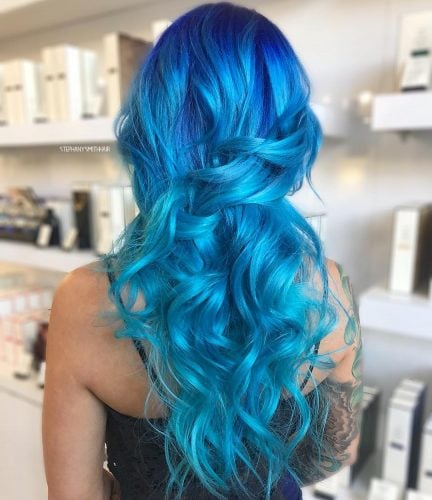 29 Blue Ombre Hair Color Ideas Trending Right Now