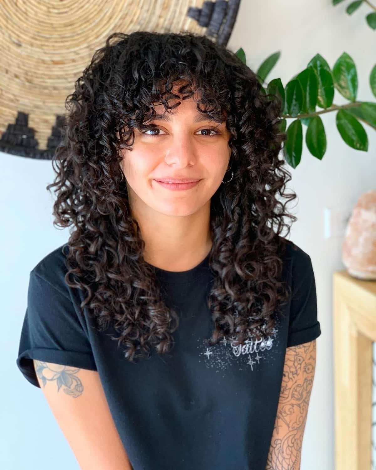 Outstanding Curly Shag Style