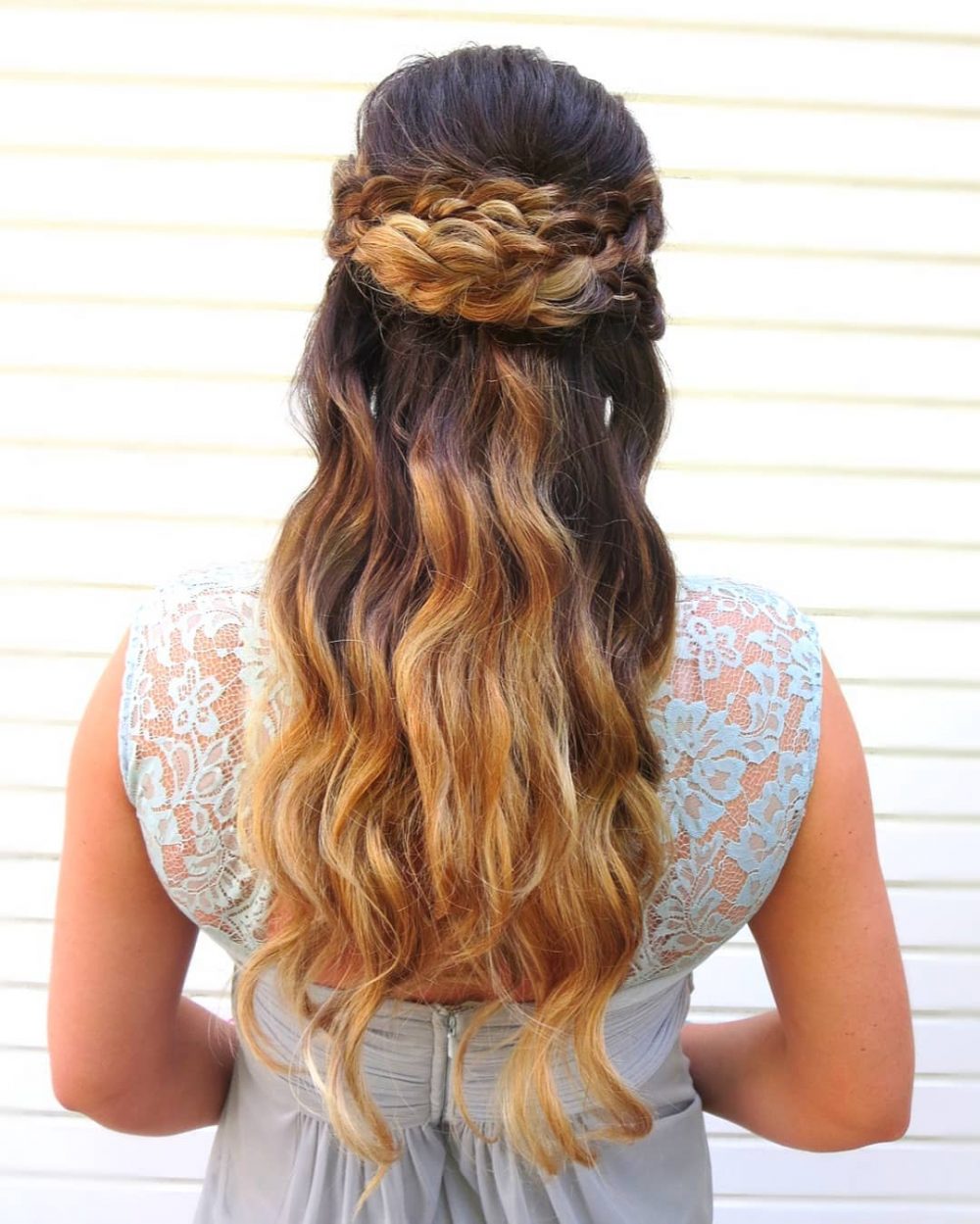 27 prettiest half up half down prom hairstyles for 2019
