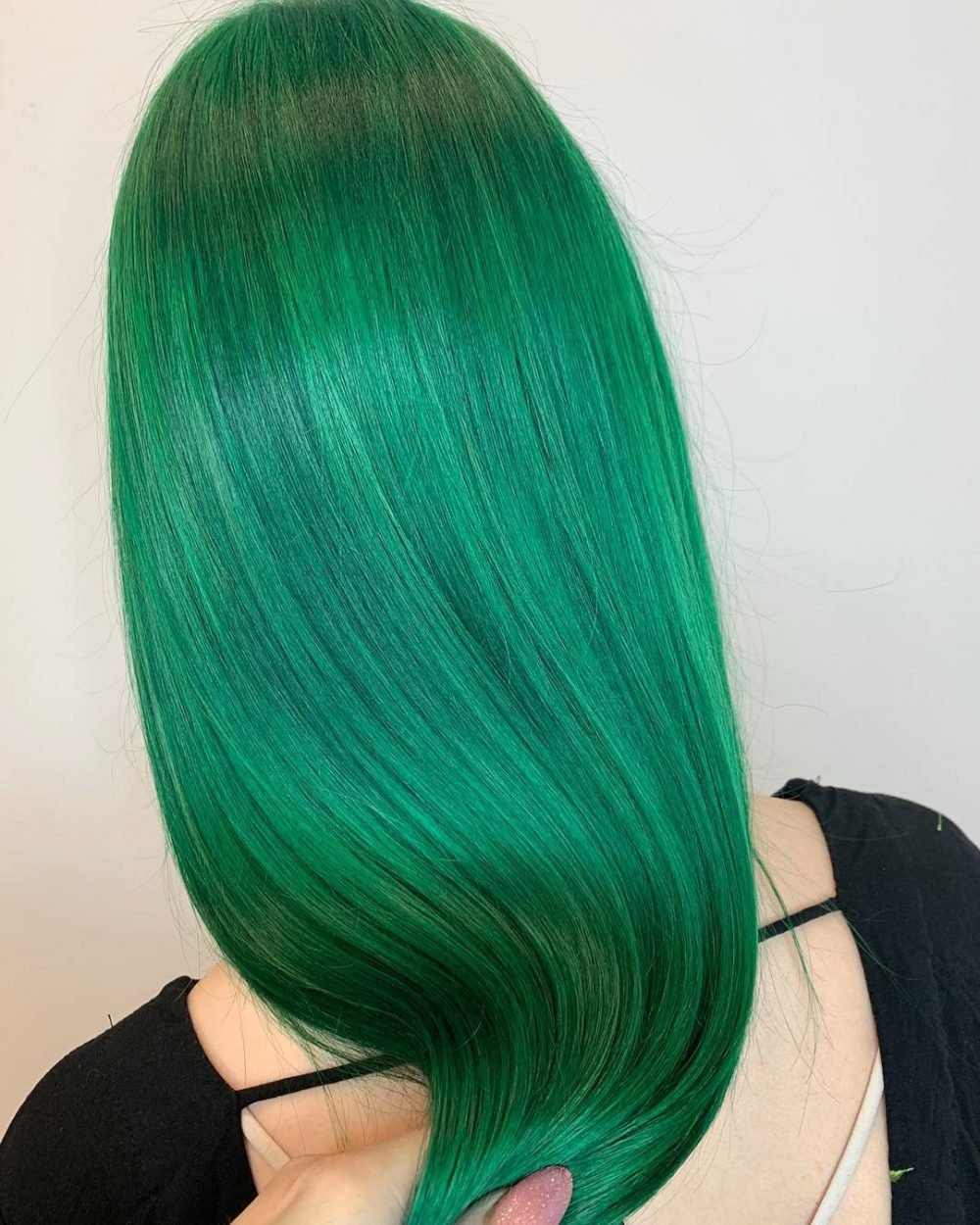 Pastel Green Seaweed Mermaid Hair