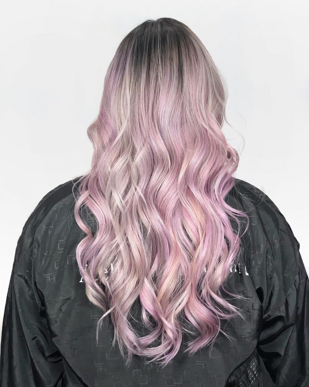 Plush light pink pastel hair