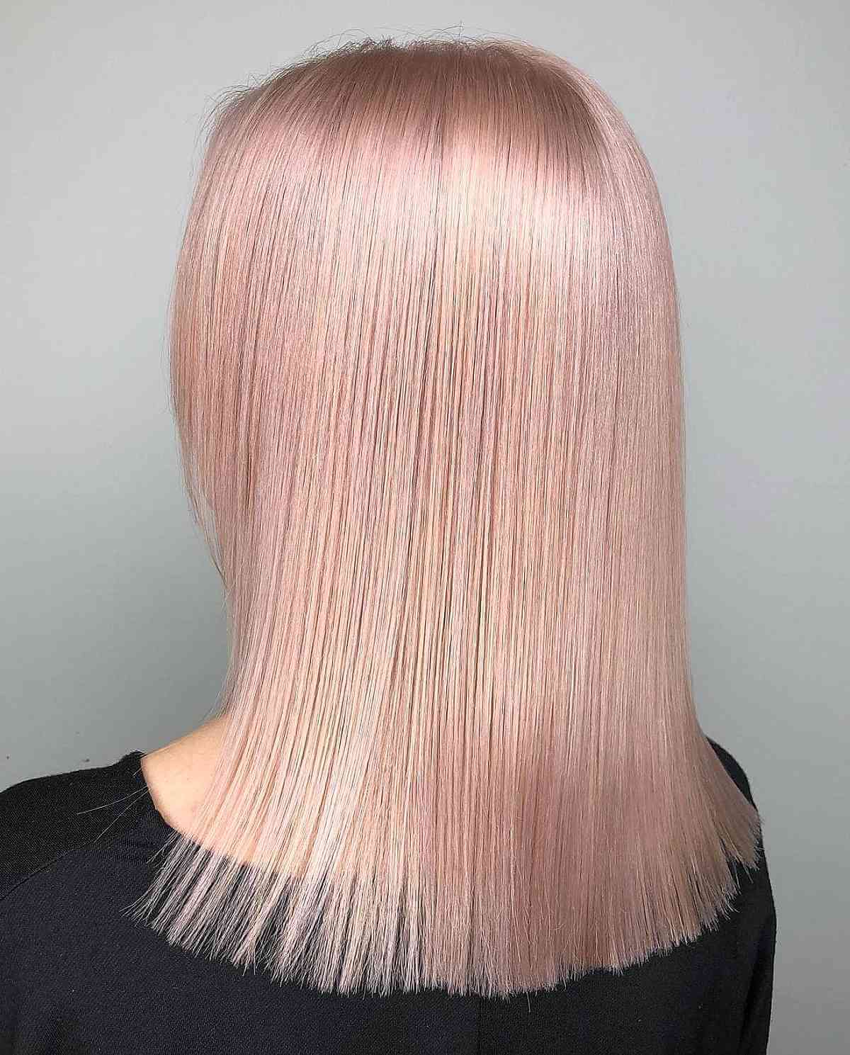 Pastel Pink Strawberry Hair